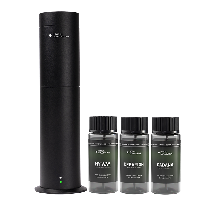 Hotel Collection Studio Pro Scent Diffuser Discovery Kit Cover 600 sq/ft Top 3 Luxury Hotel - Inspired Scents 30ml -Oil