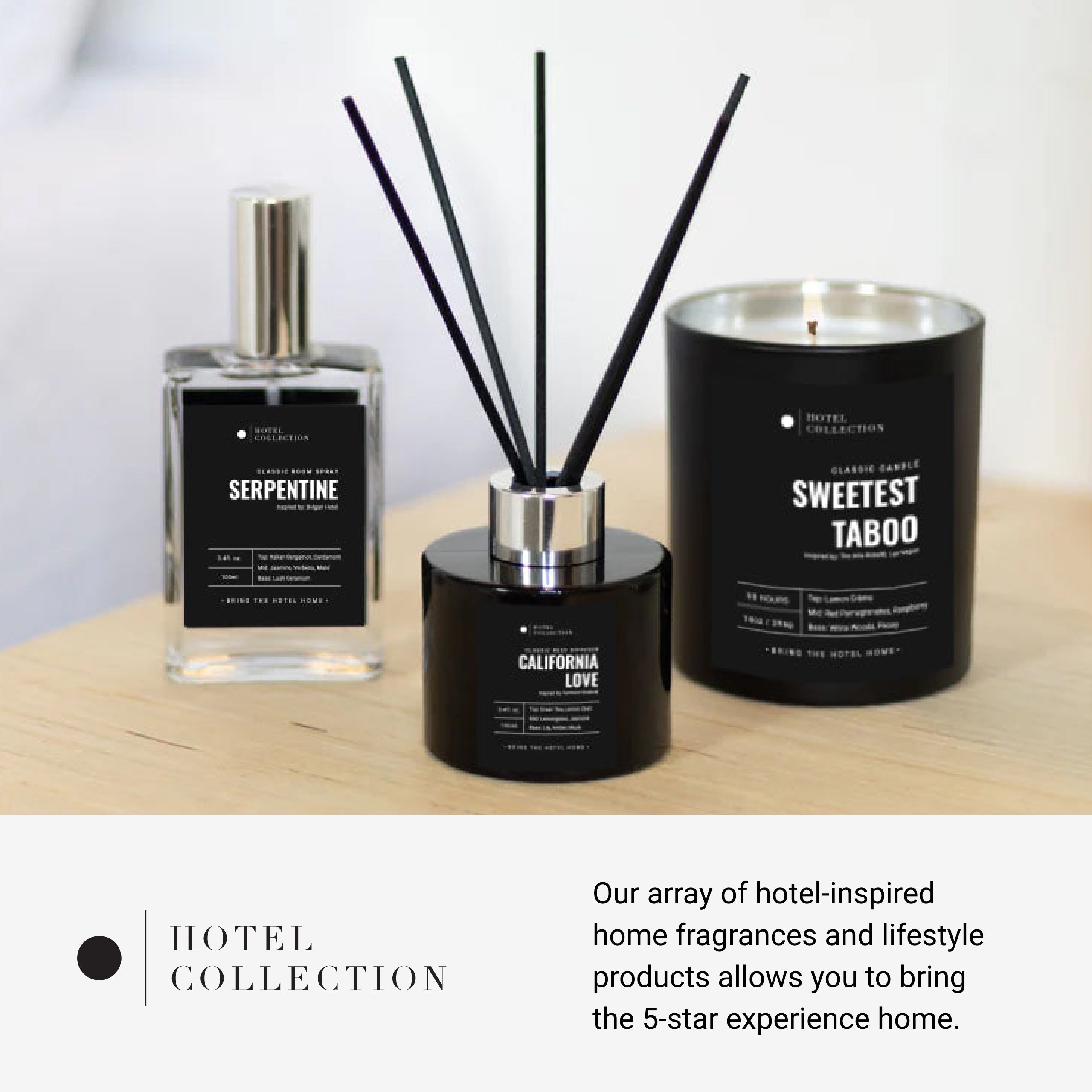 Hotel Collection- Luxury Hotel Inspired Scent- Classic Candle 14oz (Copy)