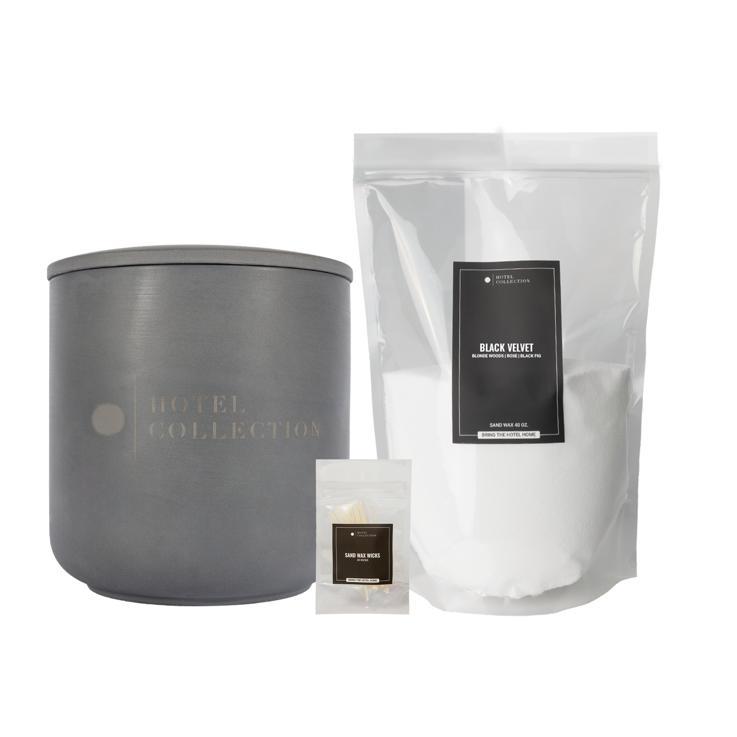 Grande Ceramic Sand Wax Set