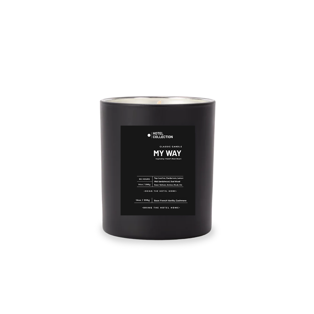 Hotel Collection- Luxury Hotel Inspired Scent- Classic Candle 14oz (Copy)