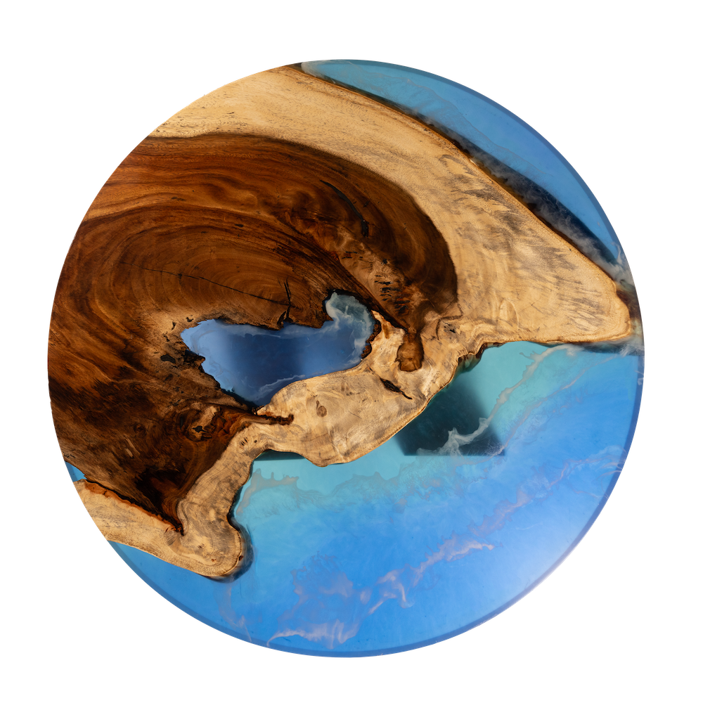 Circular De Resina Oceánica De Parota 