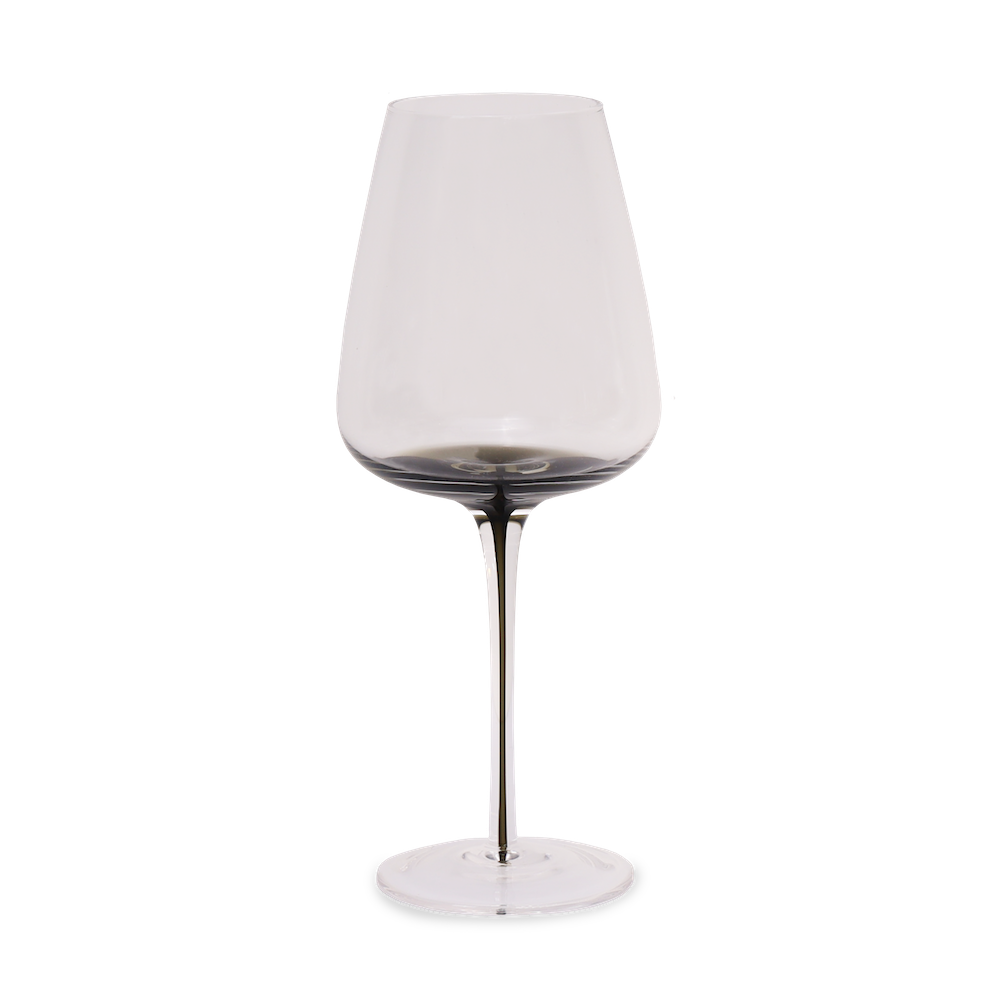 Copas De Vino Blanco Con Tallo Ahumado
