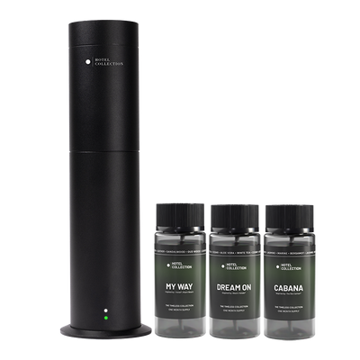 Hotel Collection Studio Pro Scent Diffuser Discovery Kit Cover 600 sq/ft Top 3 Luxury Hotel - Inspired Scents 30ml -Oil