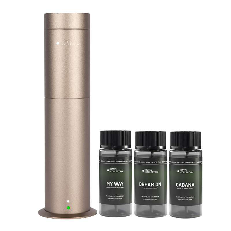 Hotel Collection Studio Pro Scent Diffuser Discovery Kit Cover 600 sq/ft Top 3 Luxury Hotel - Inspired Scents 30ml -Oil