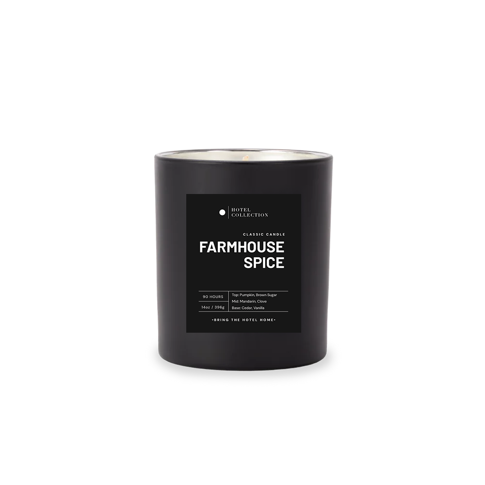 Classic Farmhouse Spice Candle - Hotel Collection