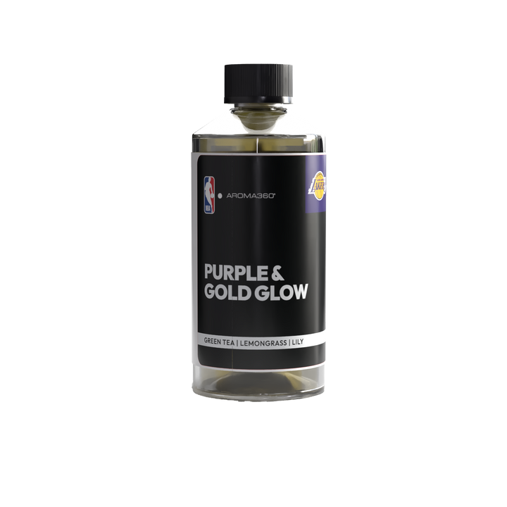 Purple and Gold Glow