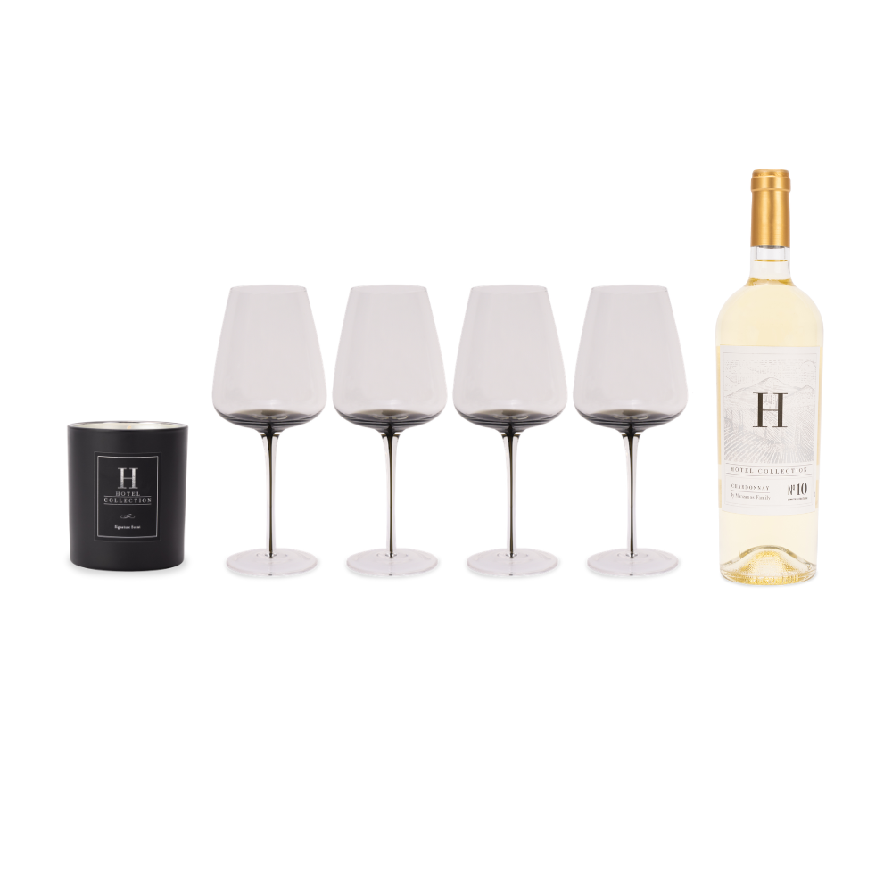 مجموعة هدايا النبيذ الأبيض من ماي واي