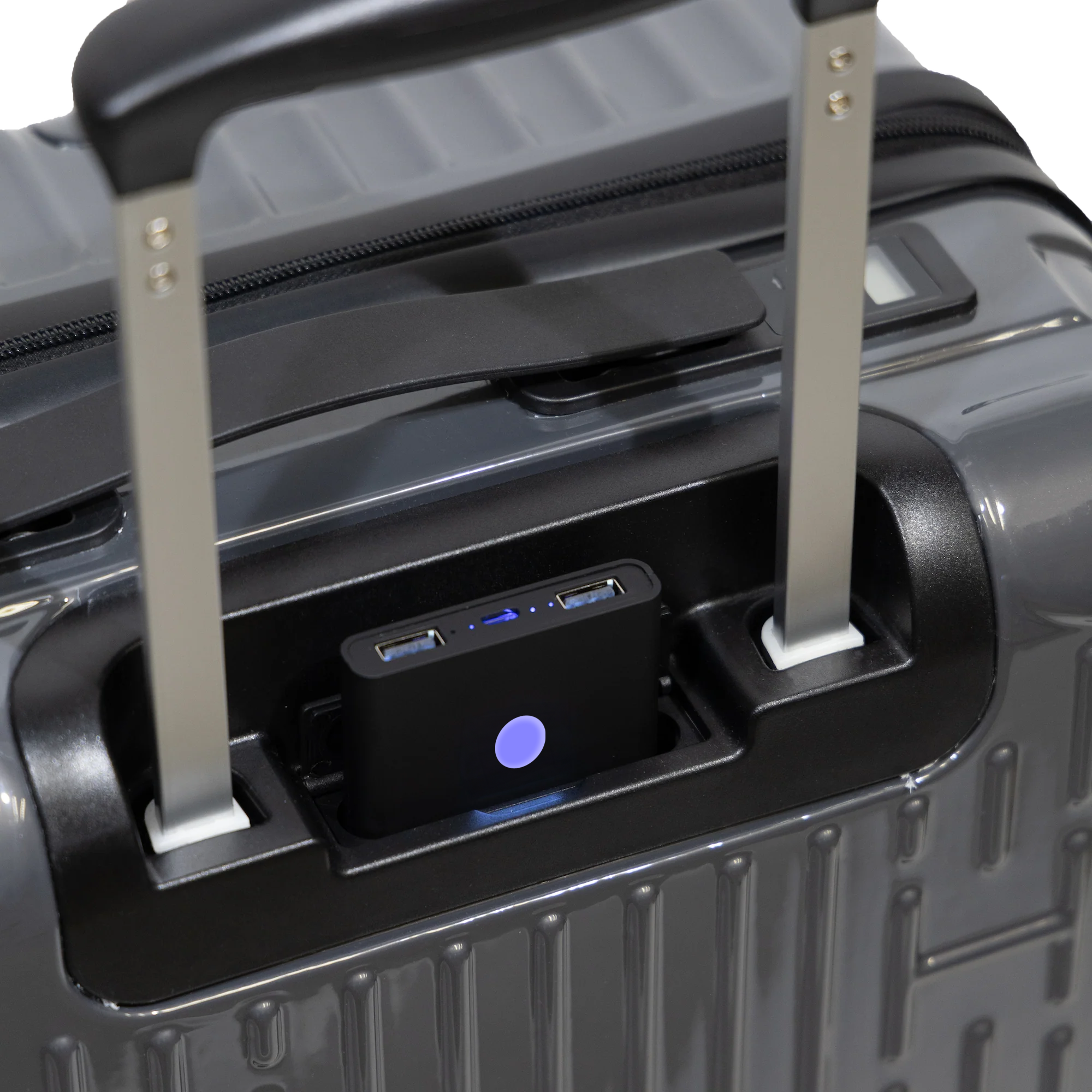 Portable charger luggage shop