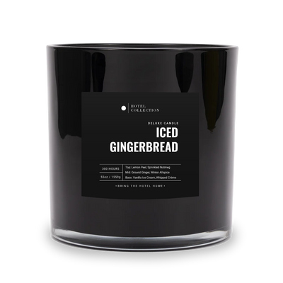 Deluxe Iced Gingerbread Candle