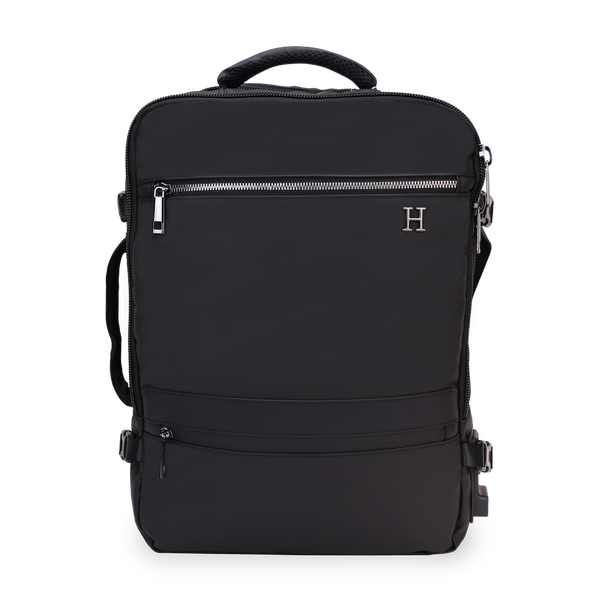 Aroma360 Hotel Collection Smart Travel Backpack - Black, USB Charging Port, TSA-Friendly & Water-Resistant
