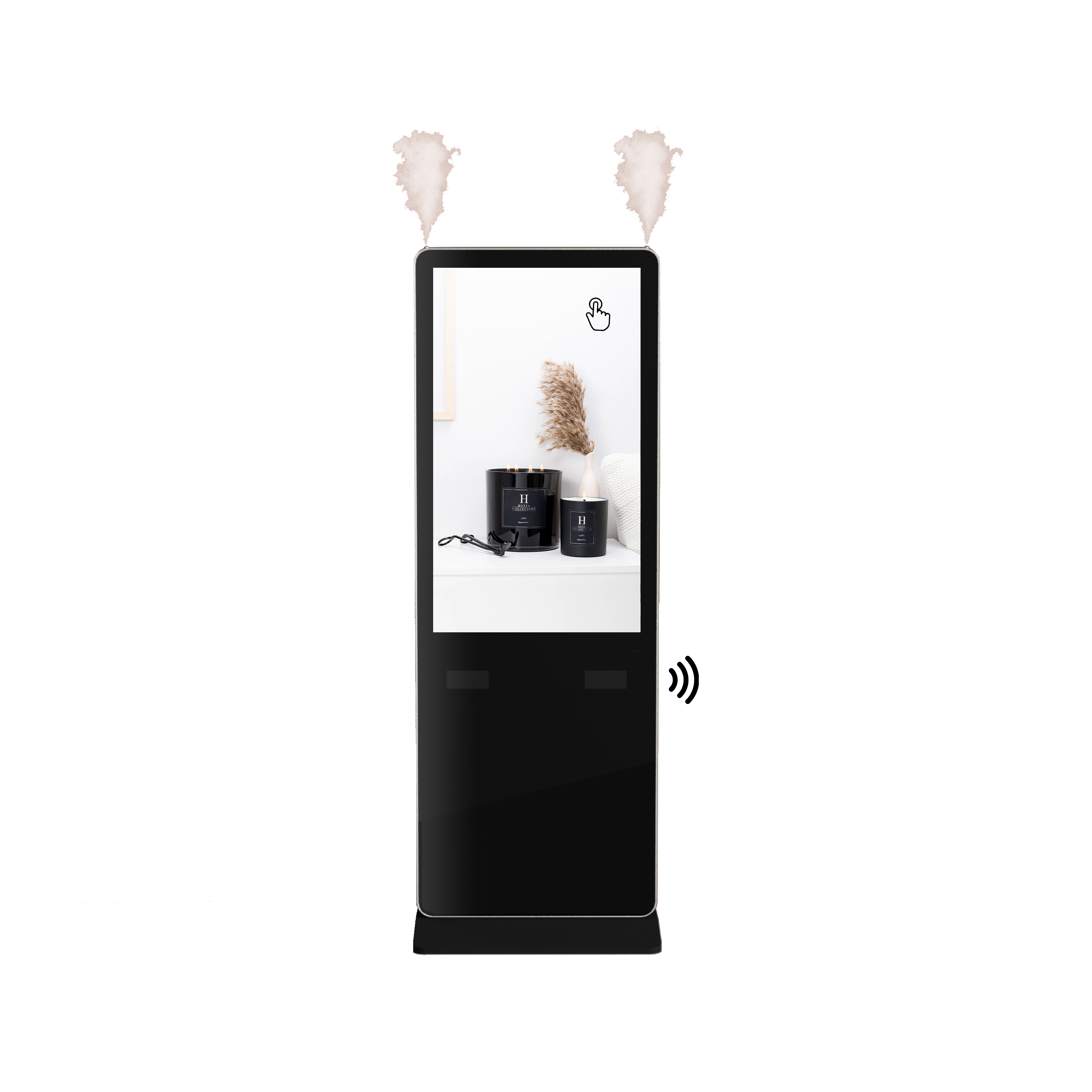 Kiosque parfumé interactif
