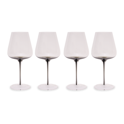 Smoke Stem Red Wine Glasses
