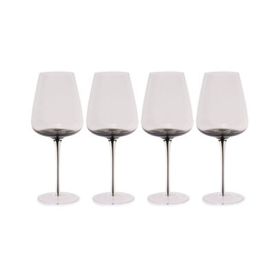 Smoke Stem White Wine Glasses